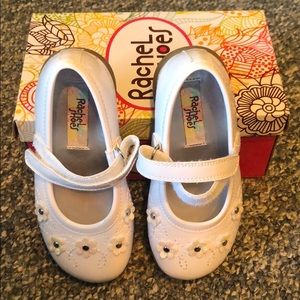 NIB white Rachel shoes